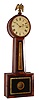 H. Tifft, North Attleboro, Mass., cherry 8 day weight driven time only wall clock, c1850