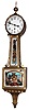Waterbury Clock Co., Waterbury, Conn., "Willard No. 3" mahogany gilt front 8 day weight-driven banjo timepiece with related items, c1906