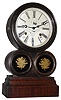 E. Ingraham and Co., "Tuscan", often called the "Spectacle",  8-day time/strike shelf clock, c1860
