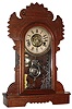 Waterbury Clock Co., Waterbury, Conn., "Corona", 30 hour, time and strike, /alarm mantel clock, c1890