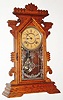 Ansonia Clock Co., New York, NY, "Clarence", 8 day, time and strike mantel clock, c1894.