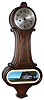 New Haven Clock Co., New Haven, Conn., "Wayland", 8 day, banjo timepiece, c1923.
