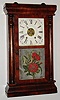 Seth Thomas Clock Co., Thomaston, Conn., 8 day, time and strike column and cornice shelf clock, c1870