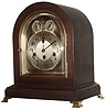 Junghans, Germany, mahogany 8 day Westminster chime mantel clock, c1910