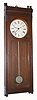 E. Howard and Co., Boston, Mass., "REGULATOR No. 58", 8-inch dial, in oak case, weight driven, 8-day, c1895