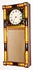 Unsigned New Hampshire Mirror timepiece, c1830-40