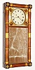 Joseph Chadwick, Boscawen, NH, 8 day, mirror timepiece.  Movement stamped no. 3, c1825