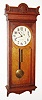 Seth Thomas Clock Co., Thomaston, Conn., "Regulator No. 9", 8 day, oak case weight wall timepiece, c1896