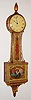 V.H.G. Wadlund, Broomall, 8 day, reproduction banjo or patent timepiece.  Broomall is place in Pennsylvania and there is a Mr. Wadlund who lives in Broomall, so we assume he made this timepiece.  The case is marked no. 15.  c. 1959
