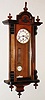 Lenzkirch, Germany, walnut, 8 day, time only, spring wound regulator wall clock, c1862