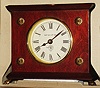Chas. Terwilliger/Horolovar Co., Bronxville, NY reproduction 8 day Ignatz flying pendulum clock, c1970
