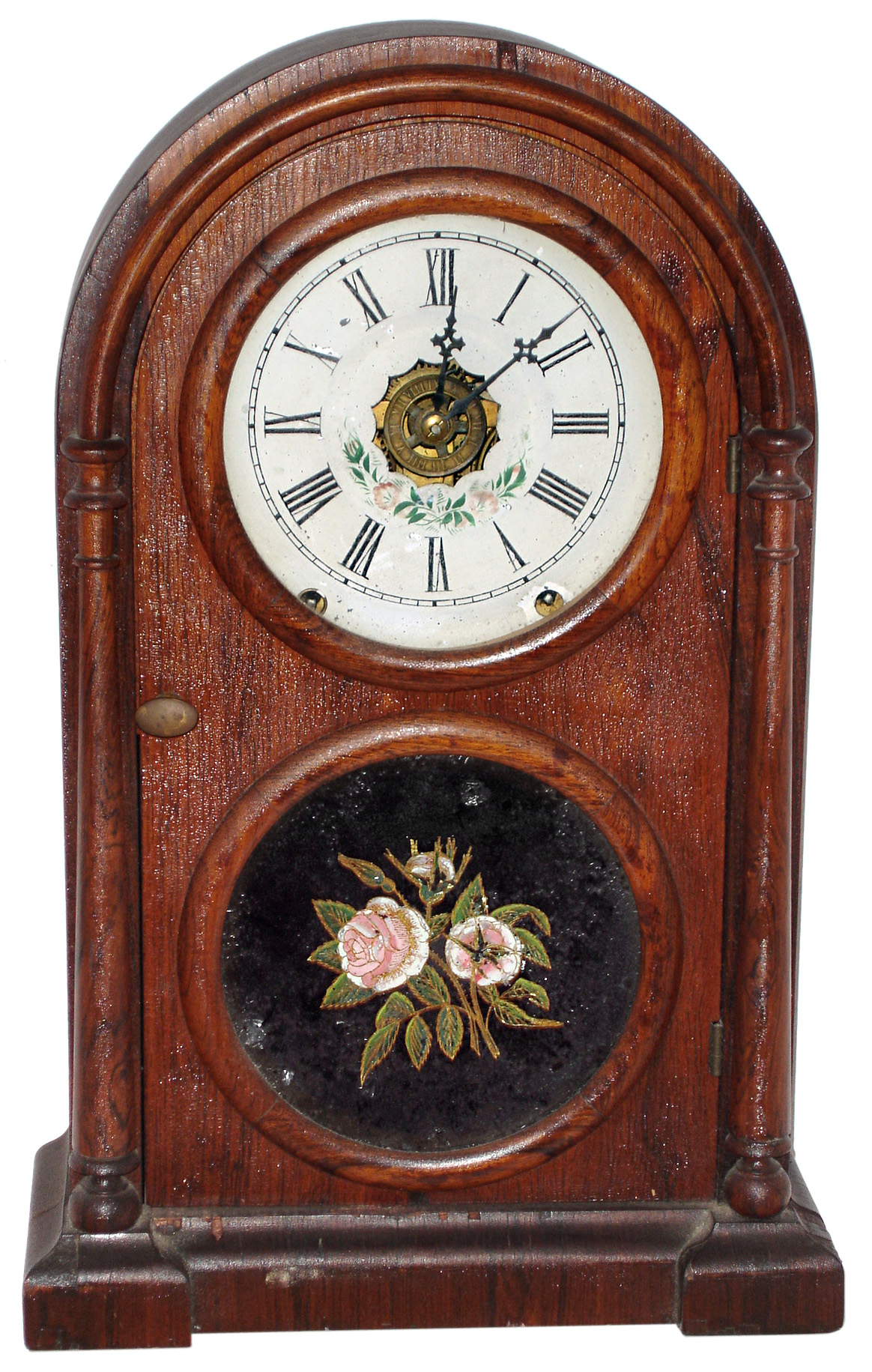 Ansonia Brass Co., Ansonia, Conn. rosewood 8 days, time and strike, shelf clock, c1860 — Antique Clocks Price Guide