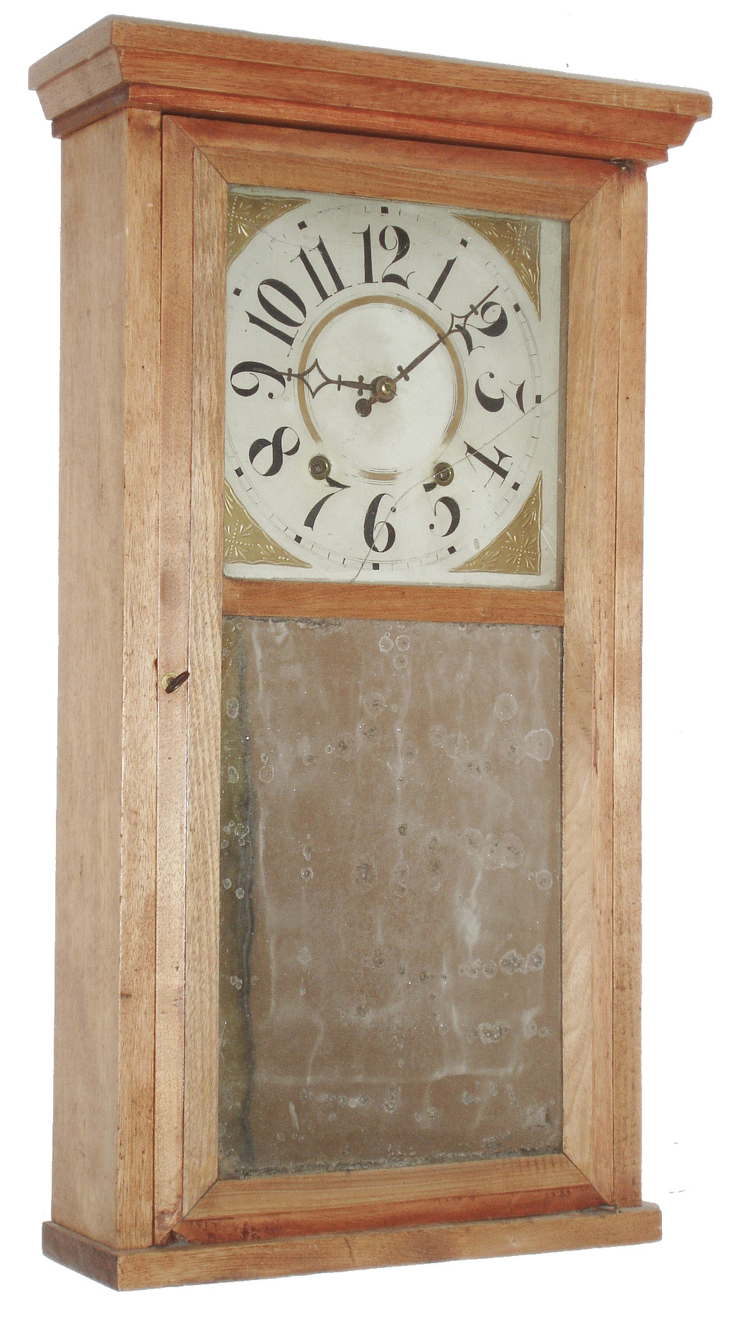 Edward E. Jones, Bristol, Conn., 30 hour, time and strike, 2-weight, wood movement shelf clock, c1866 — Antique Clocks Price Guide