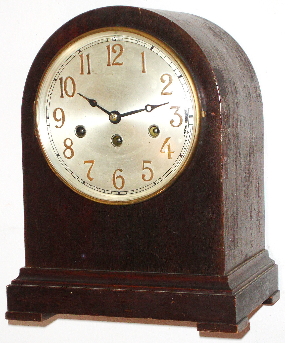 Junghans, Wurttenberg, Germany, mahogany 8 days, Westminster chime mantel clock, c1920 — Antique Clocks Price Guide