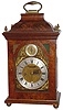 John Finch, London, burled walnut 8 days, double fusee bracket clock, c1700 movement in later case