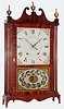 E. Terry and Sons, Plymouth, Conn., 30 hour, time and strike, wood movement Pillar and scroll shelf clock with original tablet. c1825