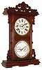 E. N. Welch Mfg. Co.,  Forestville, Conn., "Arditi", 8 day, time and strike,  D. J. Gale Patent double dial shelf clock. c1885