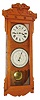 New Haven Clock Co., New Haven, Conn., for the American Wringer Co., New York,  30 day, spring double dial wall calendar timepiece. c1900