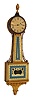 E. Howard & Co., Boston, Mass., 8 days, gilt front presentation patent or banjo timepiece. c1925