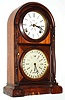 Welch, Spring & Co., Forestville, Conn., "Italian No. 1" rosewood 8 days, time and strike, calendar shelf clock, c1872