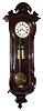 Austrian, dial signed "Franz Grofs, Wien", 8 days, time and strike, 2 weight walnut serpentine case Vienna regulator, c1880