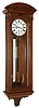 Austrian, dial signed "Math Romer", 31-day time only, one weight Vienna Regulator with ribbon style calendar, c1870