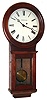 Chelsea Clock Co., Boston, Mass., "Pendulum No. 1" cherry 8 days, time only, weight driven wall clock, c1898