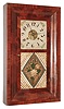 Silas Hoadley, Plymouth, Conn., 30 hour, time and strike, mahogany OG shelf clock, c1840