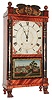 Solomon Stow, Southington, Conn., 30 hour, time and strike, wood movement half column and splat shelf clock. c1830