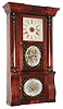 Welch, Spring & Co, Forestville, Conn., 8 day, time and strike, rosewood column and cornice shelf clock, c1875