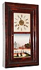 The Narragansett Clock Co., New York, 30 hour, time and strike, Davies Patent brass movement OG shelf clock.  The building shown in the tablet is New York's first museum, The American Museum.  It was later used by P.T. Barnum, c1846