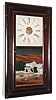 Forestville Clock Co., Forestville, Conn., 30 hour, time and strike, mahogany flat front wall or shelf clock, c1855