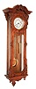 Colonial Clock Co., Zeeland, Michigan, reproduction oak 8 days, time and strike, weight driven wall clock, c1980