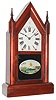 Seth Thomas Clock Co., Thomaston, Conn., walnut 8 days, time and strike, steeple clock, c1880