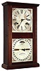 Ithaca Calendar Clock Co., Ithaca, NY, "No. 10 Farmer's", 8 day, time and strike, double dial calendar shelf clock. c1880