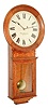Little & Eastman, Boston, Mass., 8 days, weight oak case wall timepiece retailed by Daniel Pratt's Son, Boston. c1906  Case is stamped 33.