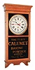 Sessions Clock Co, Forestville, Conn., "Regulator No. 2" advertising calendar oak 8 days, time only, spring driven wall clock, c1911