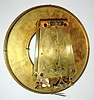 Chinese reproduction with Seth Thomas signature on dial and movement in a walnut case, weight driven wall clock, time only, c2000