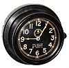 Chelsea Clock Co., Boston, Mass., for U.S. Navy "Mark I Deck Clock" black phenolic case time only, 8 days, clock with original wall bracket, dated 1943