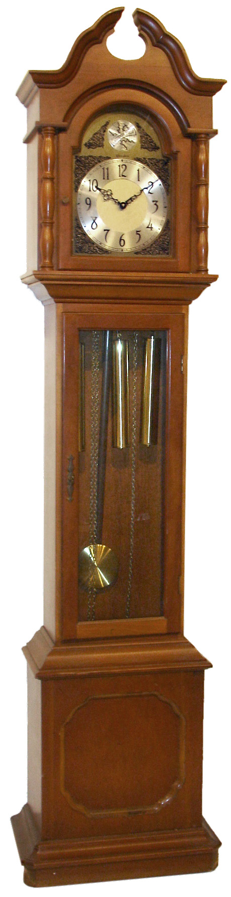 Herschede "Rebecca Boone Model 625" cherry 8 days, Westminster chime grandmother clock, c1971 — Antique Clocks Price Guide