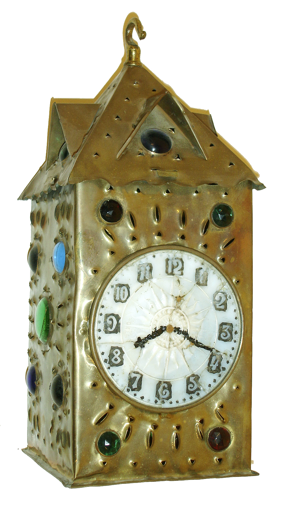Bradley and Hubbard, Meriden, Conn., parade clock case only c1885 — Antique Clocks Price Guide