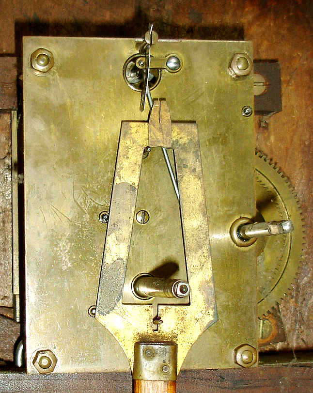 William L. Gilbert Clock Co., Winsted, Conn., "Regulator No. 2", 8 days, weight wall regulator timepiece, c1875 — Antique Clocks Price Guide