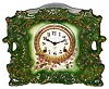 Ansonia Clock Co., New York, "Relay" porcelain 8 days, time and strike, mantel clock, c1904