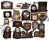 Clocks- 19 (Nineteen) American plug-in electric clocks and illuminated signs