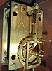 Foster Campos, Pembroke, Mass., 8 days, weight, banded mahogany case patent or banjo timepiece marked no. 4, c1977