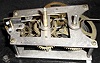 Gilbert Clock Co., Winsted. Conn., "No. 3005 - Corridor" model wall hanging clock with 8 days, time only movement, c1925.