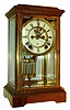 Ansonia Clock Co., New York, "Wanda" model Crystal Regulator with spring driven 8 days, hour/half-hour strike, c1914.