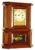 Atkins, Whiting & Co., Bristol, Conn., "Parlor No. 1" mantel clock, 30 days, time only, wagon spring driven Type III movement in a rosewood veneer case with painted metal dial and reverse painted dial surround on glass, c1852