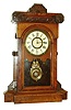 Seth Thomas Clock Co., Thomaston, Conn., "Pittsburgh V.P." City Series model 8 days, time and strike, spring driven shelf clock, c1880.
