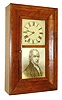 Terry & Andrews, Ansonia, Conn.8 days, Time/Strike spring driven miniature OG Clock, c1850.